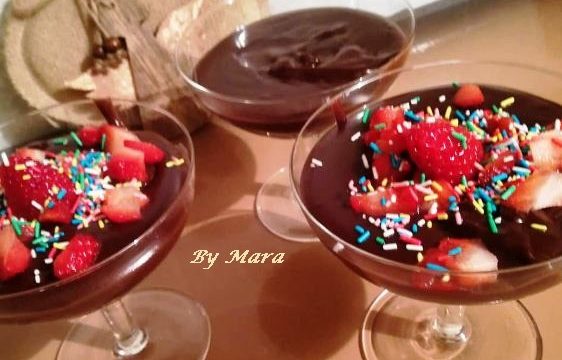 Crema Dessert Cioccolato e Fragole